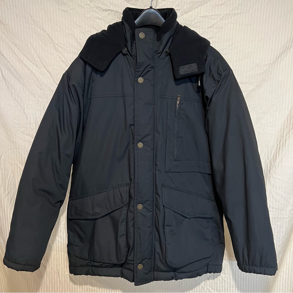 Boston Outfitters Men’s Black Hooded Winter Jacket